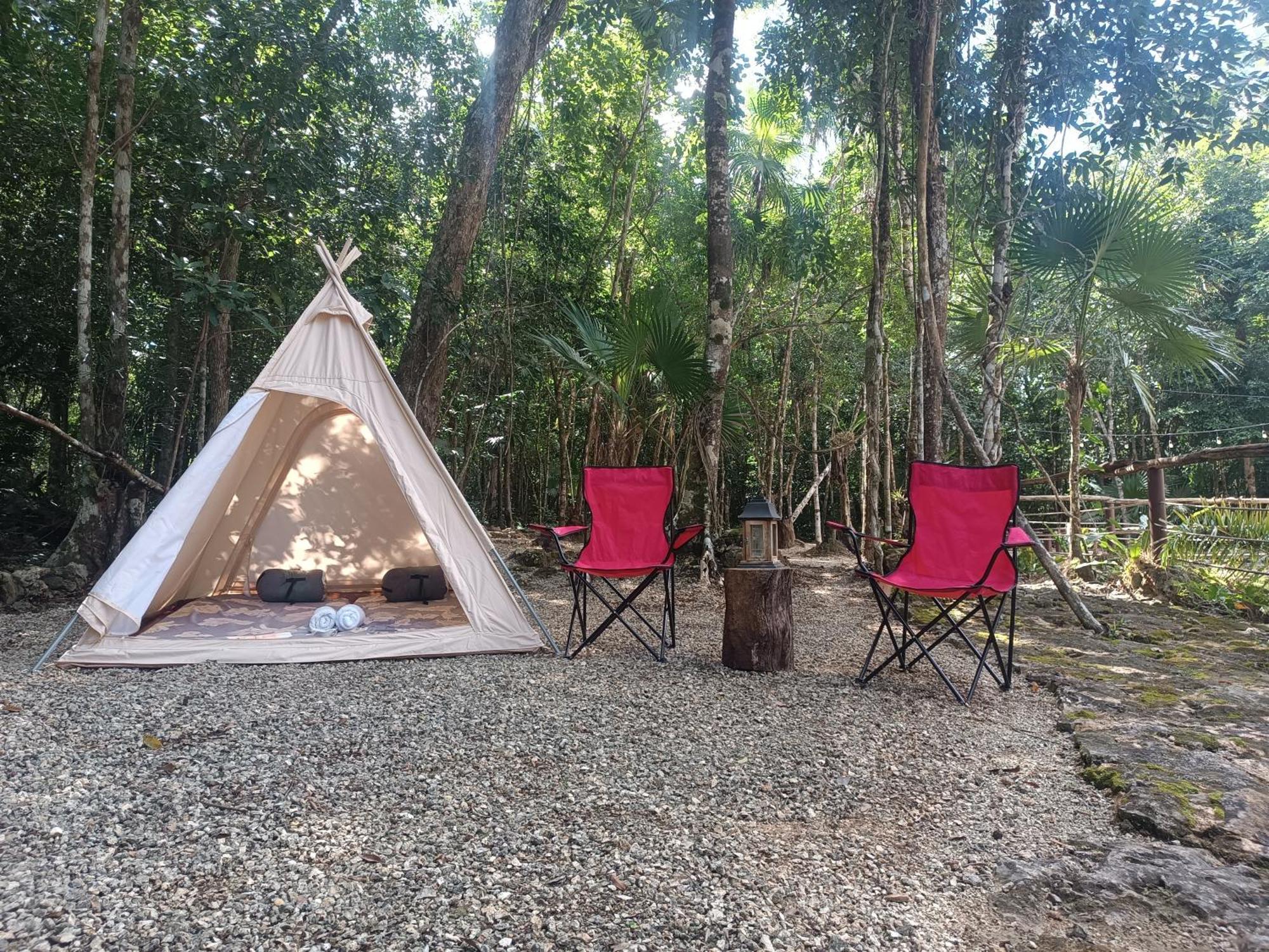 Cheel Lodge & Camping Пуерто Морелос Стая снимка