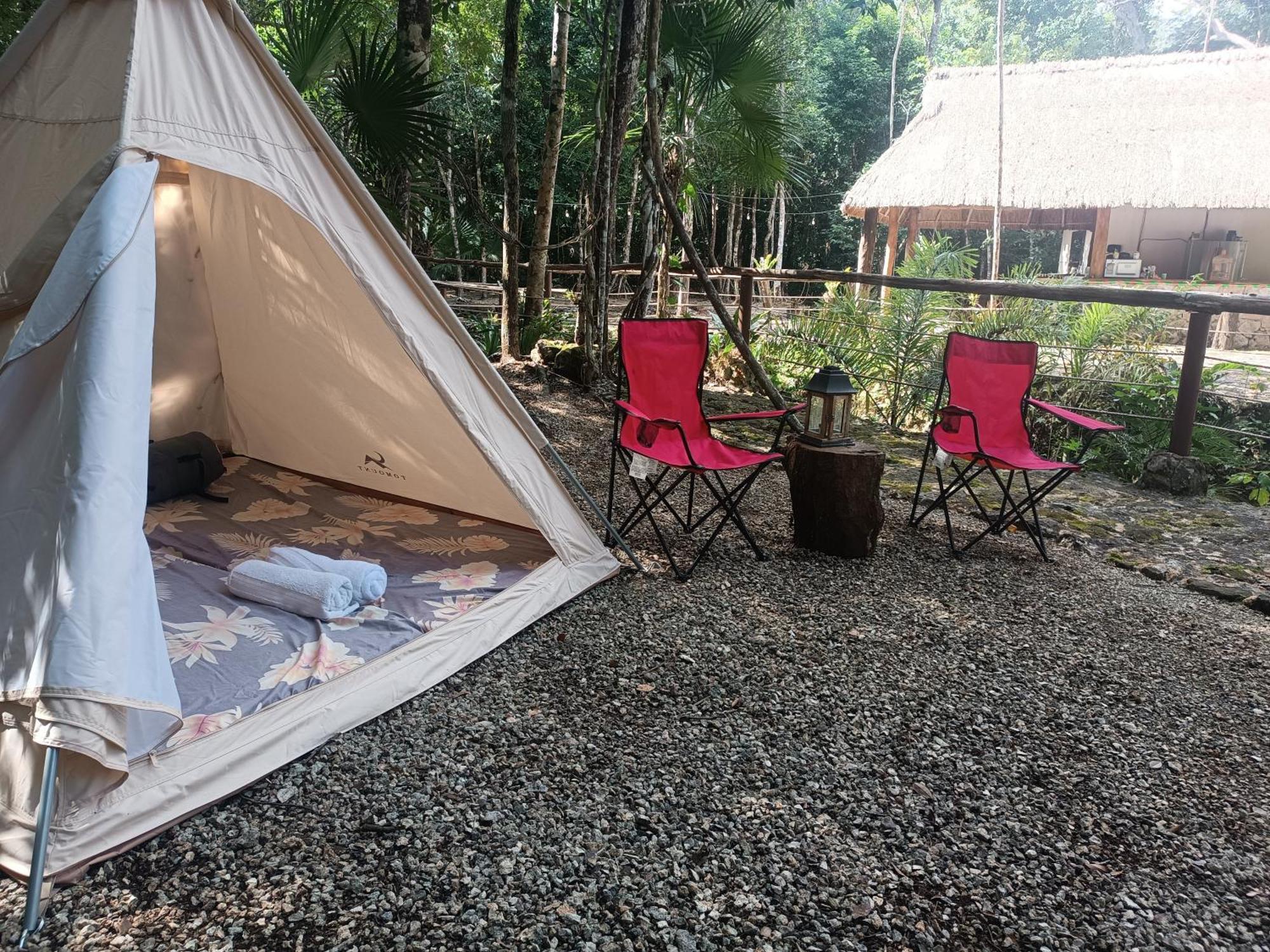 Cheel Lodge & Camping Пуерто Морелос Екстериор снимка