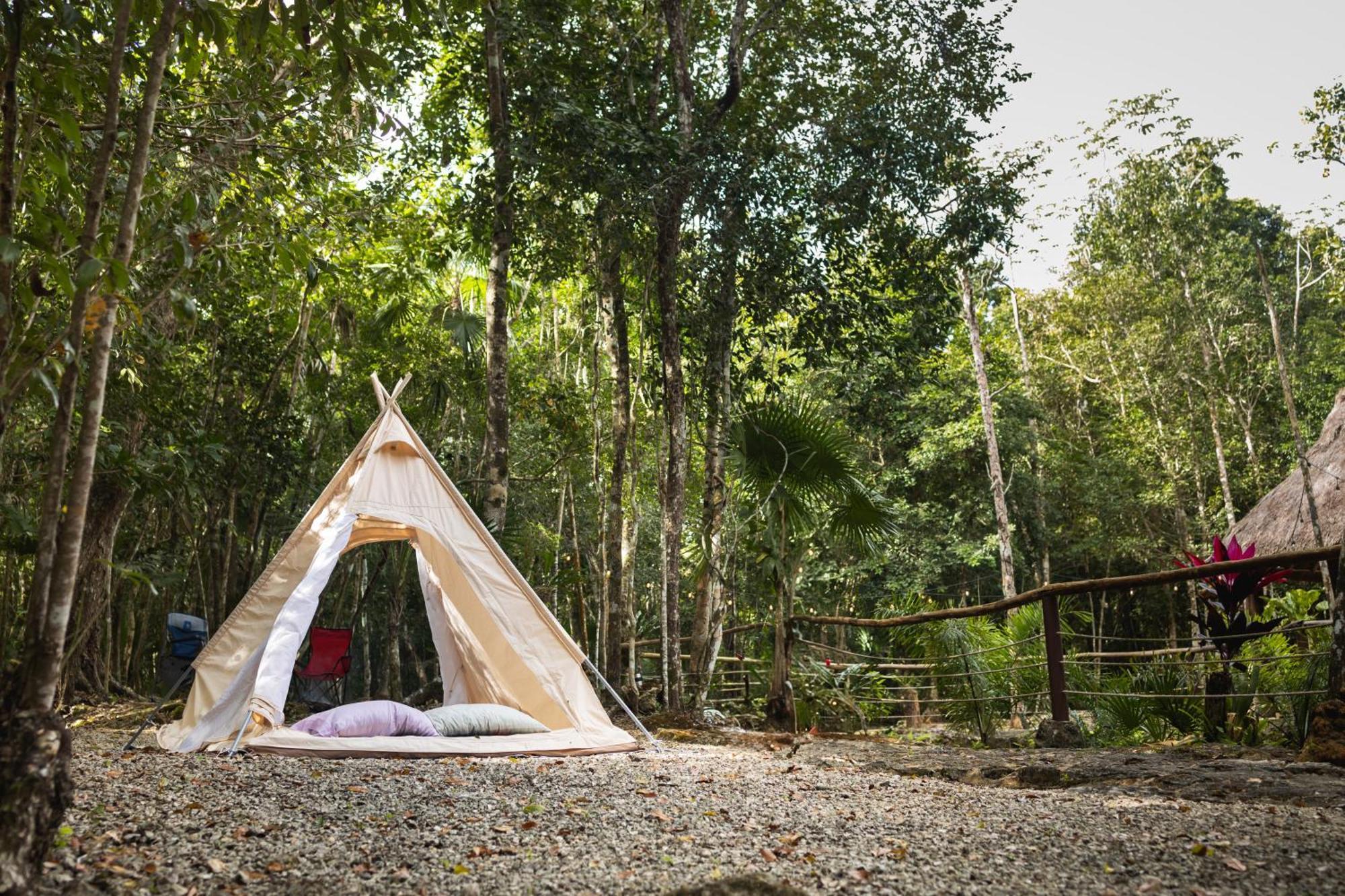 Cheel Lodge & Camping Пуерто Морелос Екстериор снимка