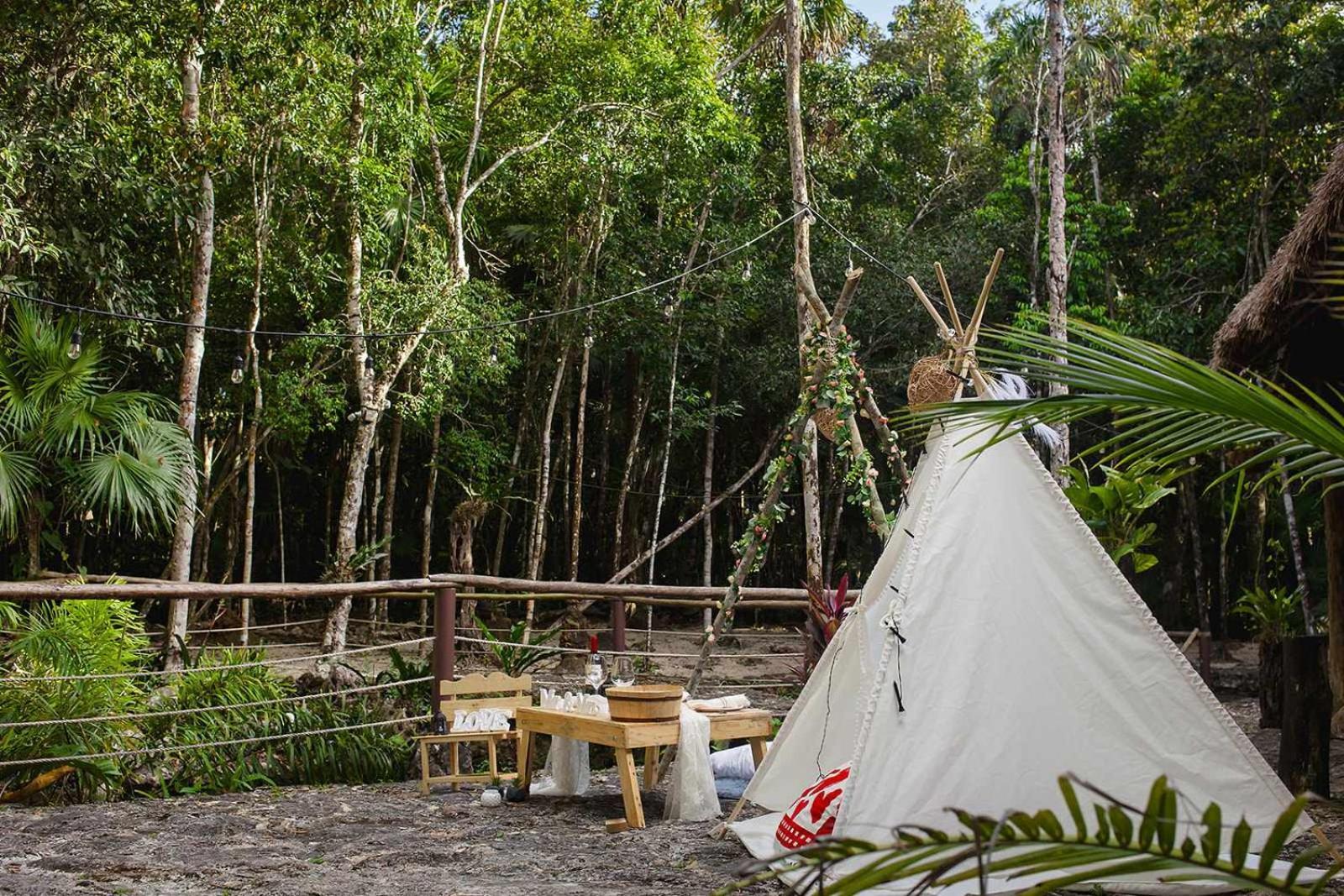 Cheel Lodge & Camping Пуерто Морелос Екстериор снимка