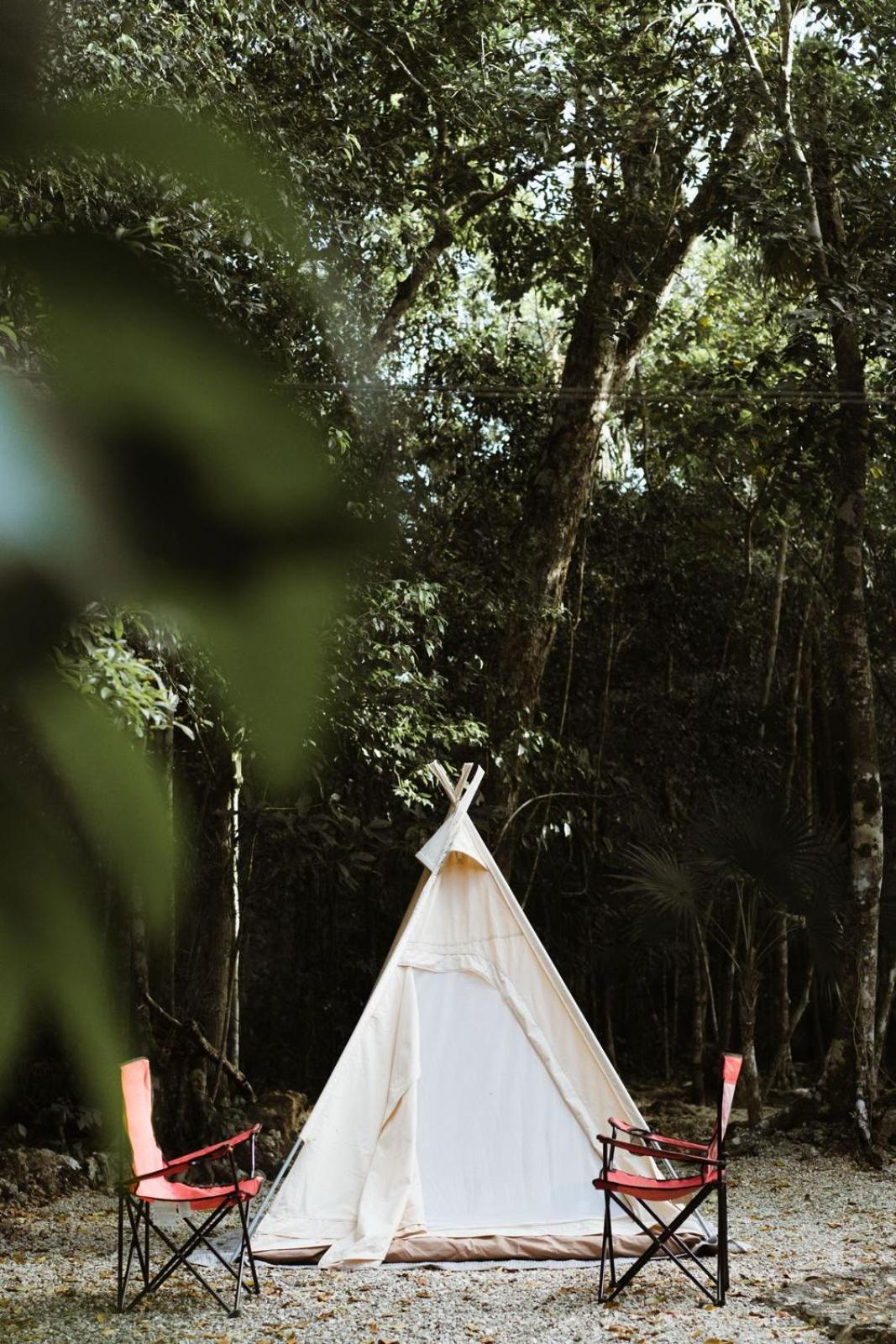 Cheel Lodge & Camping Пуерто Морелос Екстериор снимка