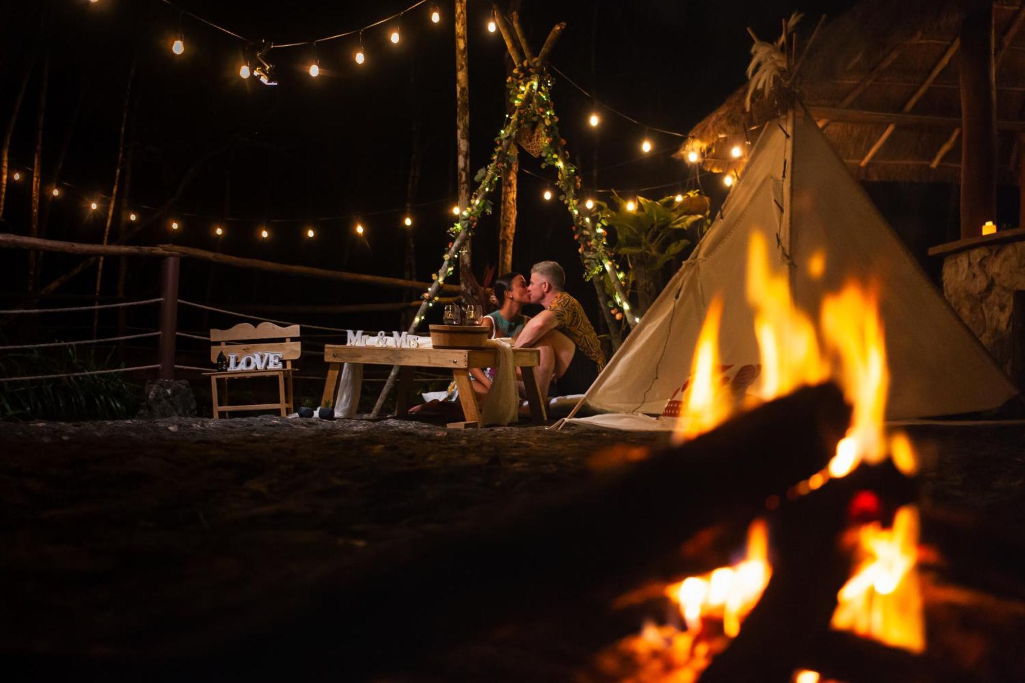 Cheel Lodge & Camping Пуерто Морелос Екстериор снимка