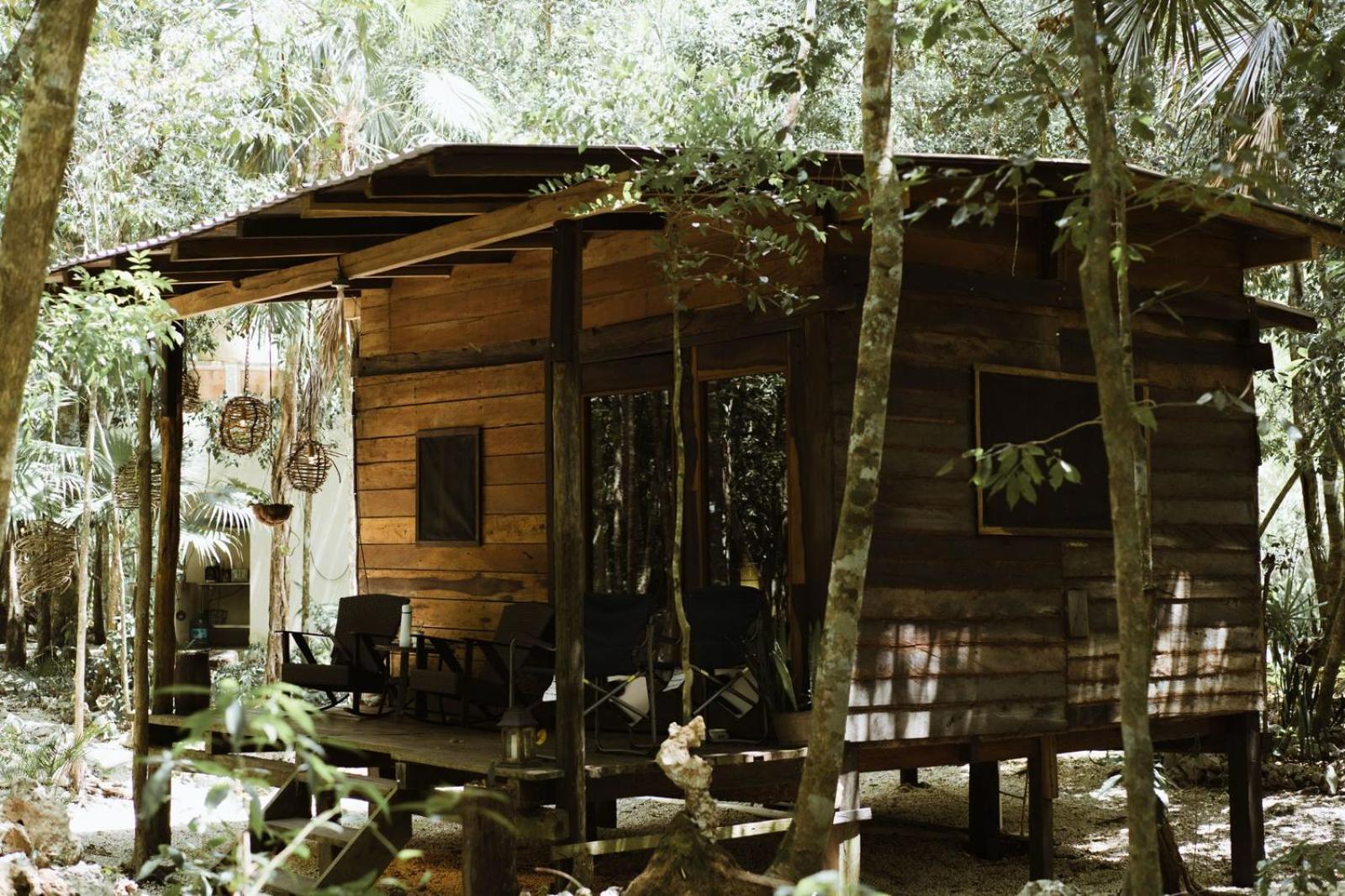 Cheel Lodge & Camping Пуерто Морелос Екстериор снимка
